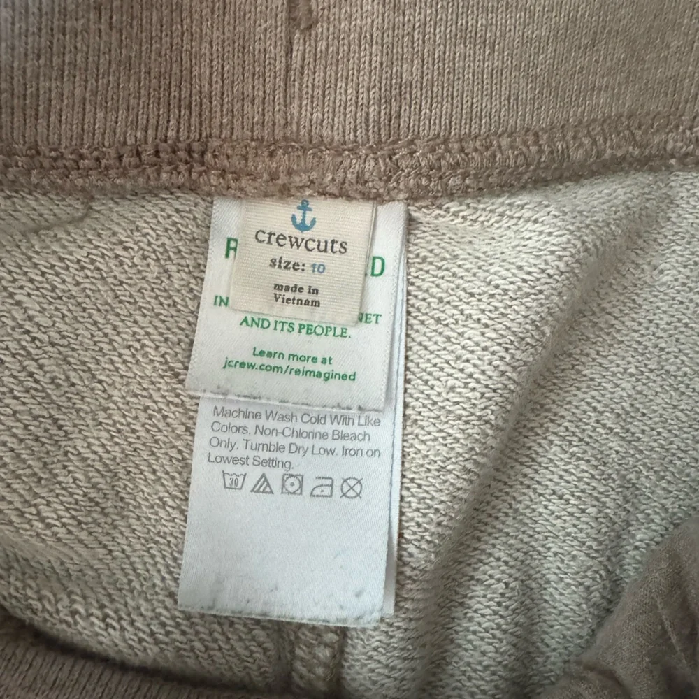 Crewcuts French terry slim slouchy sweatpants